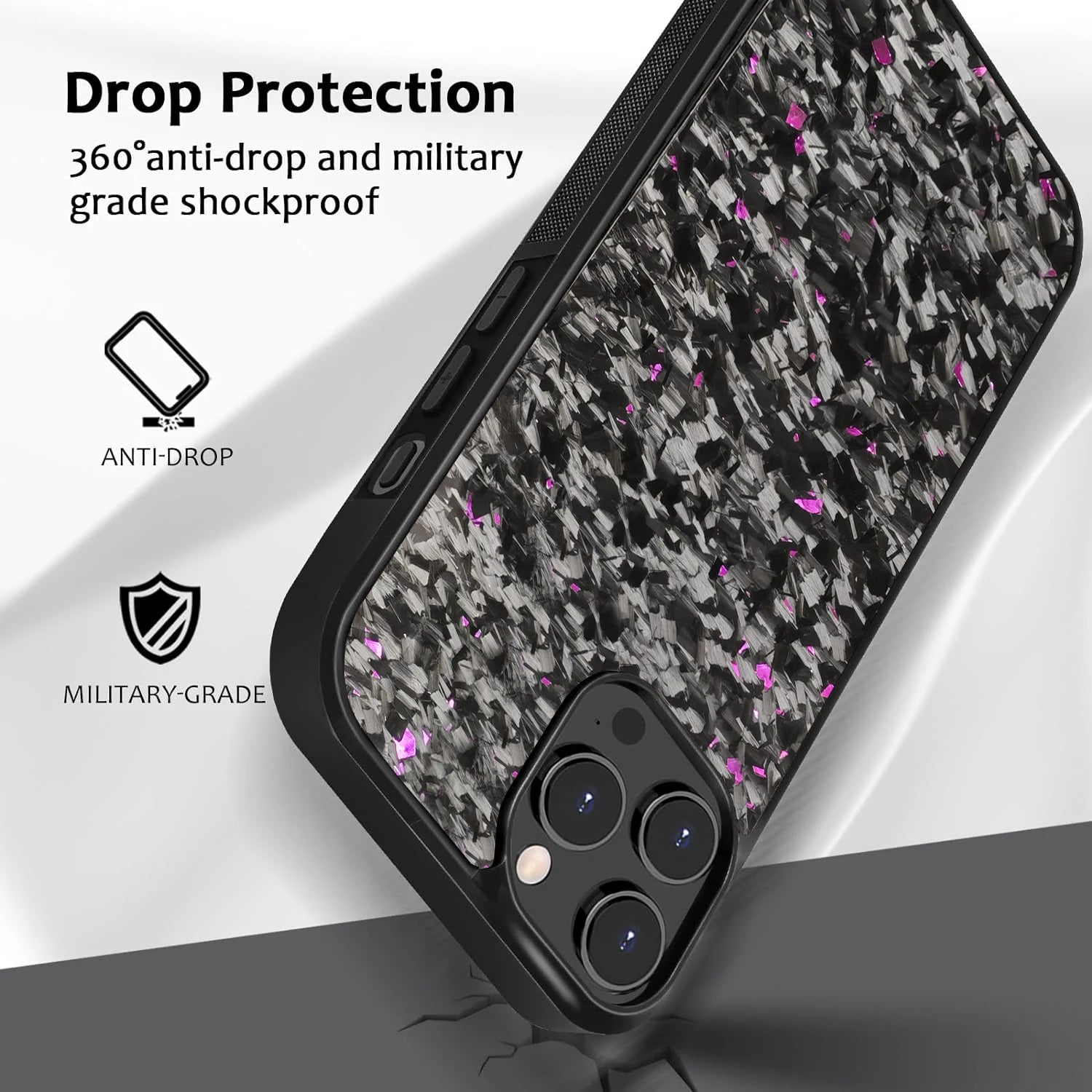 Forged Carbon Fiber TPU Phone Case Forged Carbon Fiber TPU Phone Case